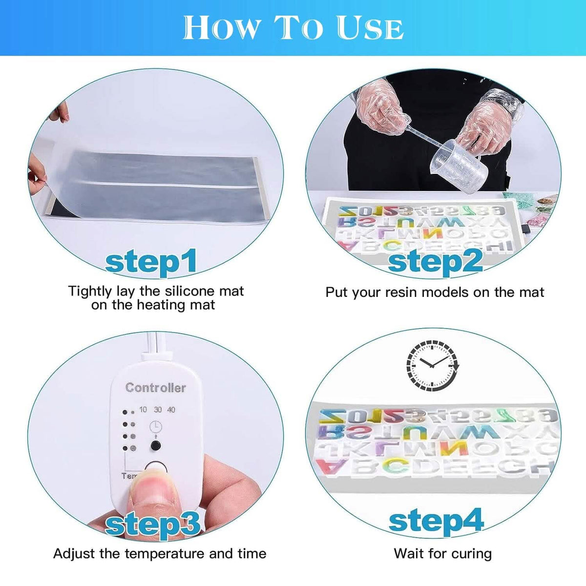 Curing Machine Silicone Resin Heating Mat with Smart Timer - A-1 Thread Vault