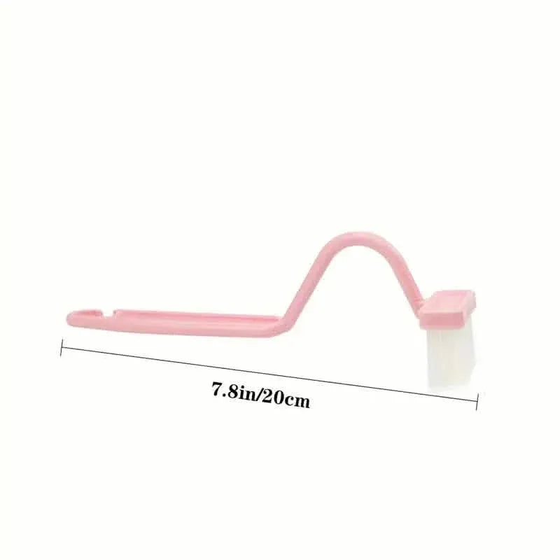 Curved Handle Function Cleaning Toilet Gap Brush - A-1 Thread Vault