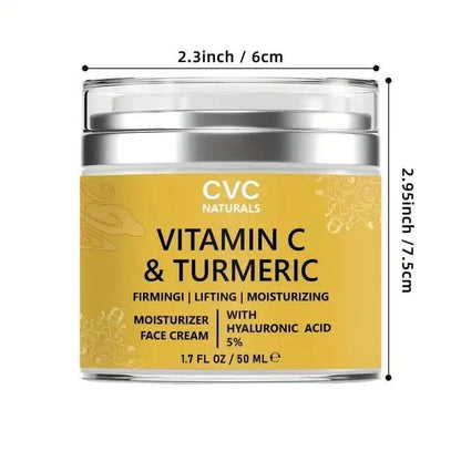CVC Naturals Turmeric-Collagen Cream - Deeply Hydrating and Nourishing - A-1 Thread Vault