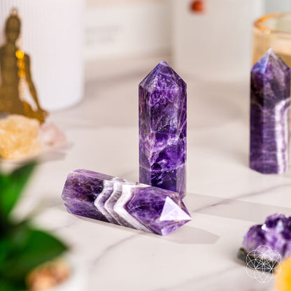 Cycle Breaker - Chevron Amethyst Point of Transformation - A-1 Thread Vault