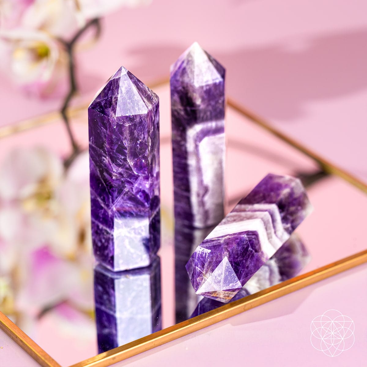 Cycle Breaker - Chevron Amethyst Point of Transformation - A-1 Thread Vault