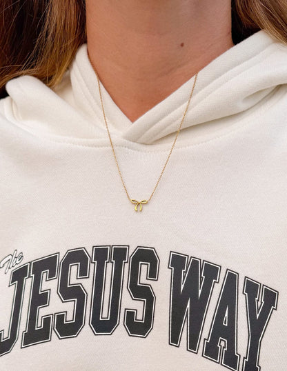Dainty Bow Necklace - A-1 Thread Vault