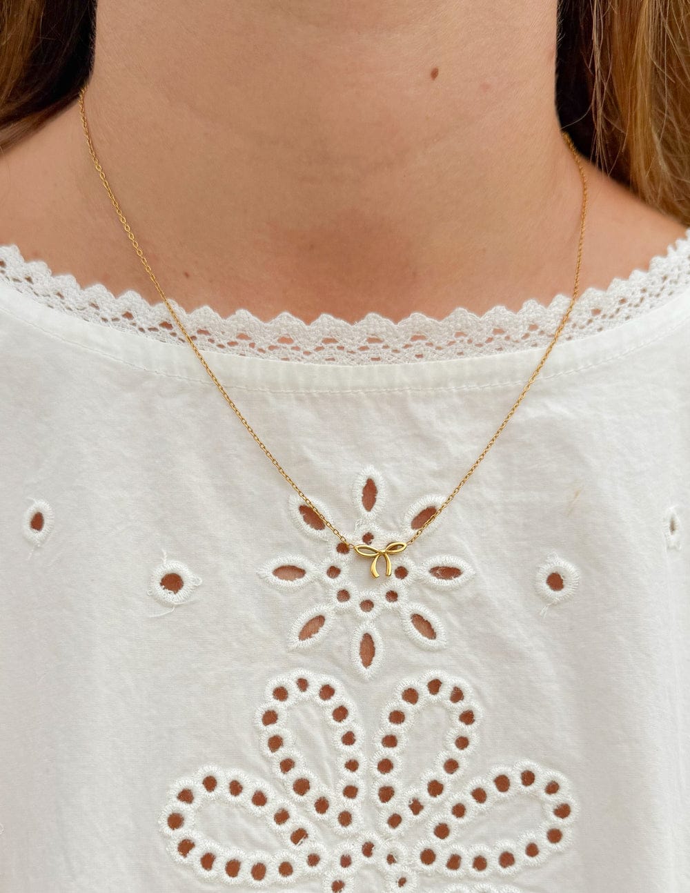 Dainty Bow Necklace - A-1 Thread Vault