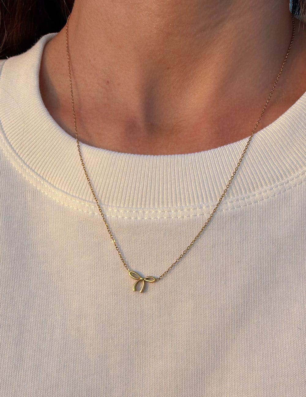 Dainty Bow Necklace - A-1 Thread Vault