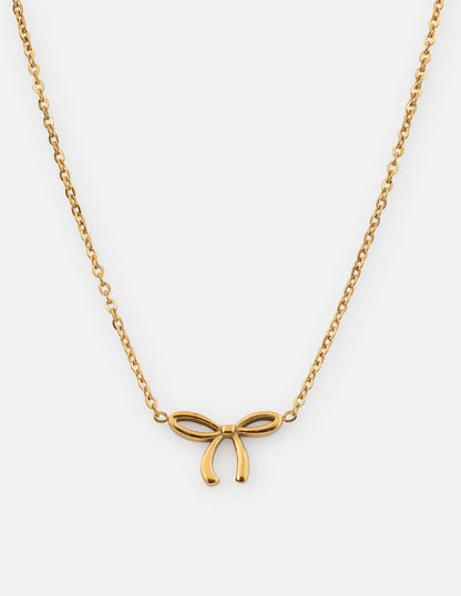 Dainty Bow Necklace - A-1 Thread Vault
