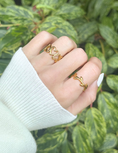 Dainty Olive Branch Ring - A-1 Thread Vault