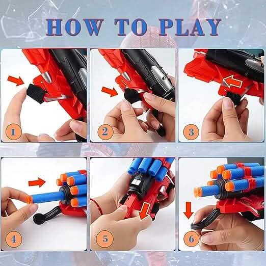 Dart Spider Gloves Web Shooter Toy Set - A-1 Thread Vault