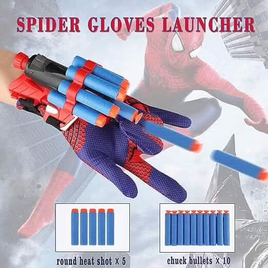 Dart Spider Gloves Web Shooter Toy Set - A-1 Thread Vault