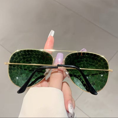 Decorative Crystal Sunglasses - A-1 Thread Vault
