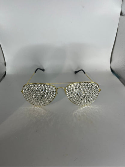 Decorative Crystal Sunglasses - A-1 Thread Vault