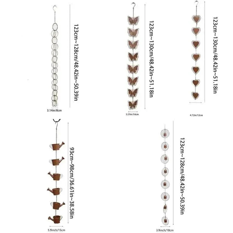 Decorative Rain Chain for Gutters - A-1 Thread Vault