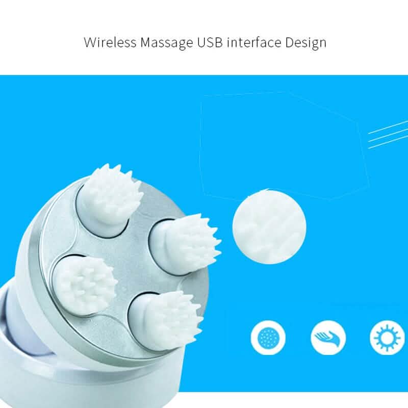 Deep Tissue Waterproof Scalp and Body Massager - A-1 Thread Vault