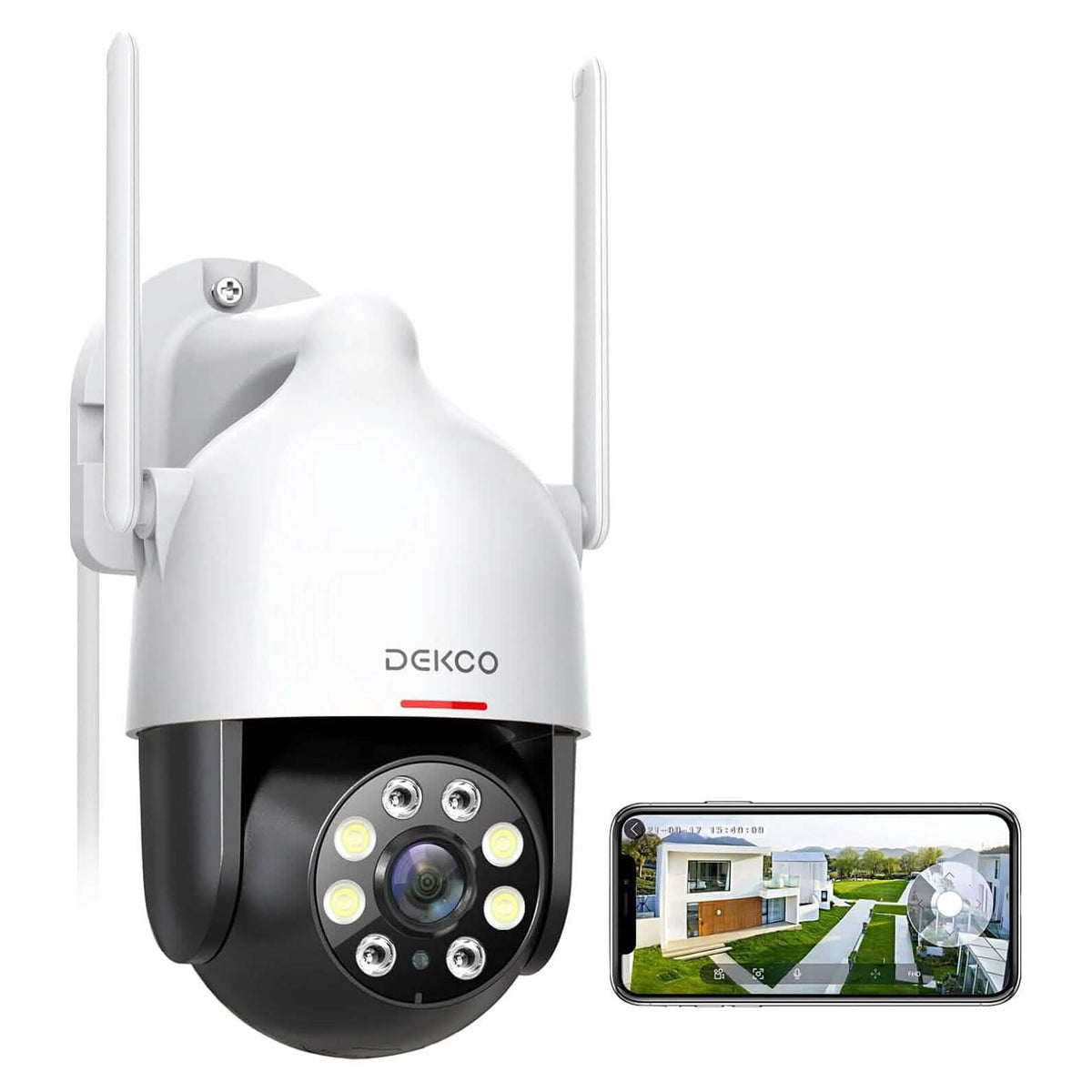 Dekco 2K WiFi Surveillance Security Camera (Refurbished) - A-1 Thread Vault