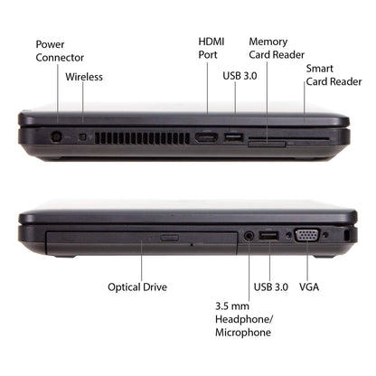 Dell Latitude E5440 i5-4300U 14" Intel Core i5 8GB 128GB SSD Windows 10 Laptop (Refurbished) - A-1 Thread Vault