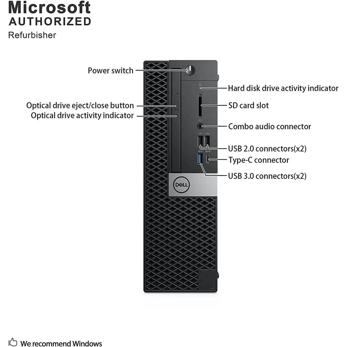 Dell Optiplex 7050 Windows 10 Professional (Refurbished) - A-1 Thread Vault
