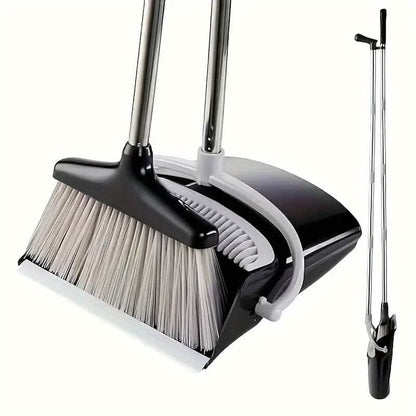 Deluxe Stand Up Broom and Dustpan Set - A-1 Thread Vault