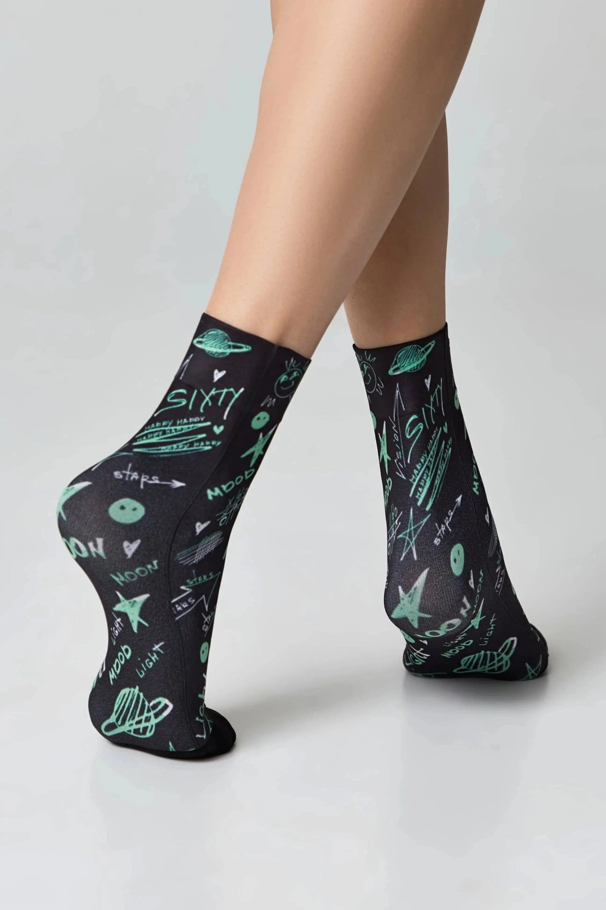 Dense Socks Conte Fantasy 913 - Moon Pattern - A-1 Thread Vault