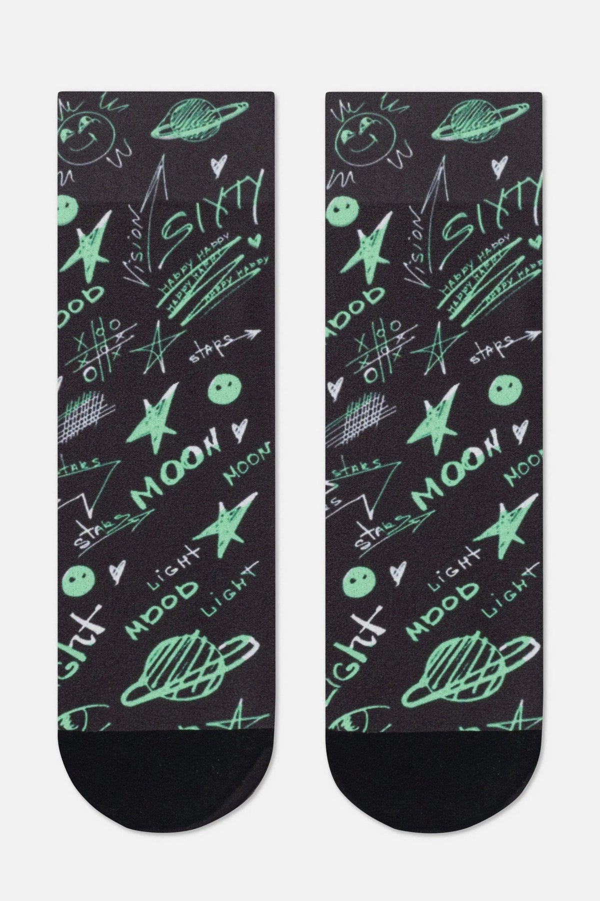 Dense Socks Conte Fantasy 913 - Moon Pattern - A-1 Thread Vault