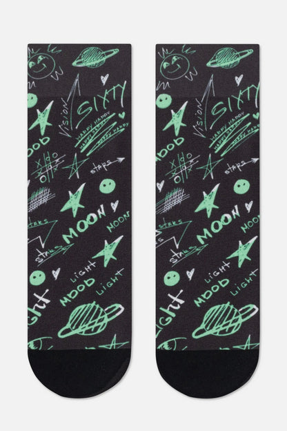 Dense Socks Conte Fantasy 913 - Moon Pattern - A-1 Thread Vault
