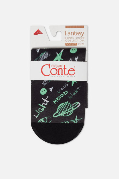 Dense Socks Conte Fantasy 913 - Moon Pattern - A-1 Thread Vault