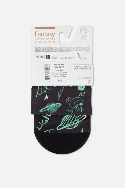 Dense Socks Conte Fantasy 913 - Moon Pattern - A-1 Thread Vault