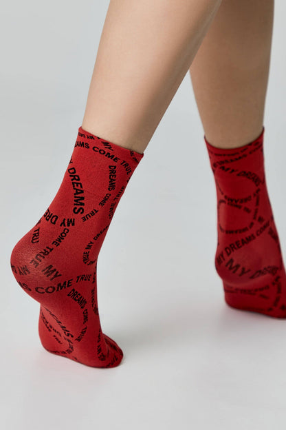 Dense Socks Conte Fantasy - Knitted "My dreams" Design - A-1 Thread Vault