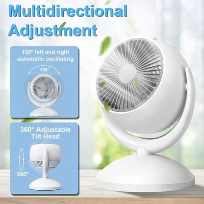 Desk Air Circulator Fan 4 Speed Adjustment - A-1 Thread Vault