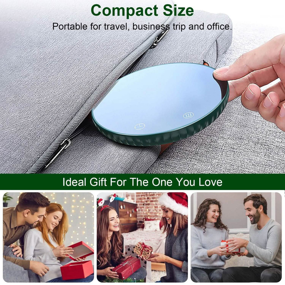 Desktop Electric Cup Warmer Auto Off Over Heating Protection Smart Timer Setting - A-1 Thread Vault
