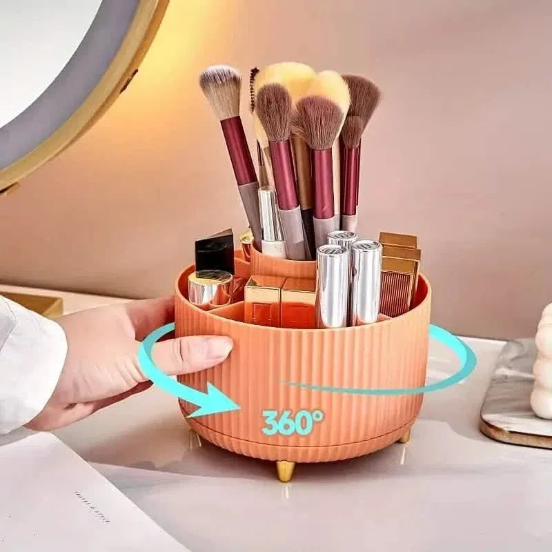 Desktop Rotating Cosmetic Storage Box - A-1 Thread Vault