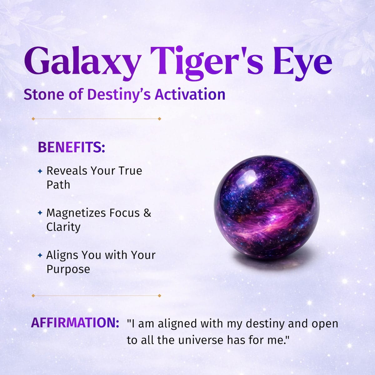 Destiny Activator - All-Galaxy Tiger’s Eye Bracelet | 6mm - A-1 Thread Vault