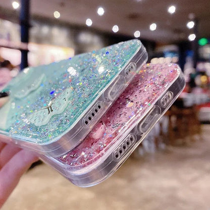 Diamond Butterfly Glitter Bling Samsung Case - A-1 Thread Vault