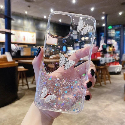Diamond Butterfly Glitter Bling Samsung Case - A-1 Thread Vault