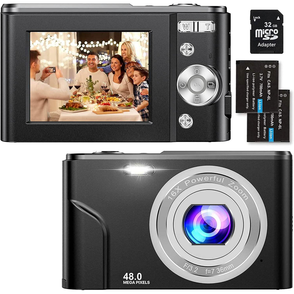 Digital Baby Camera 1080P 48MP with 32GB SD Card - A-1 Thread Vault