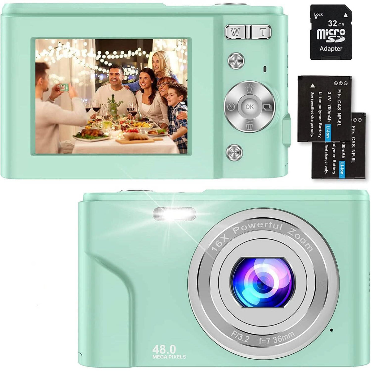 Digital Baby Camera 1080P 48MP with 32GB SD Card - A-1 Thread Vault