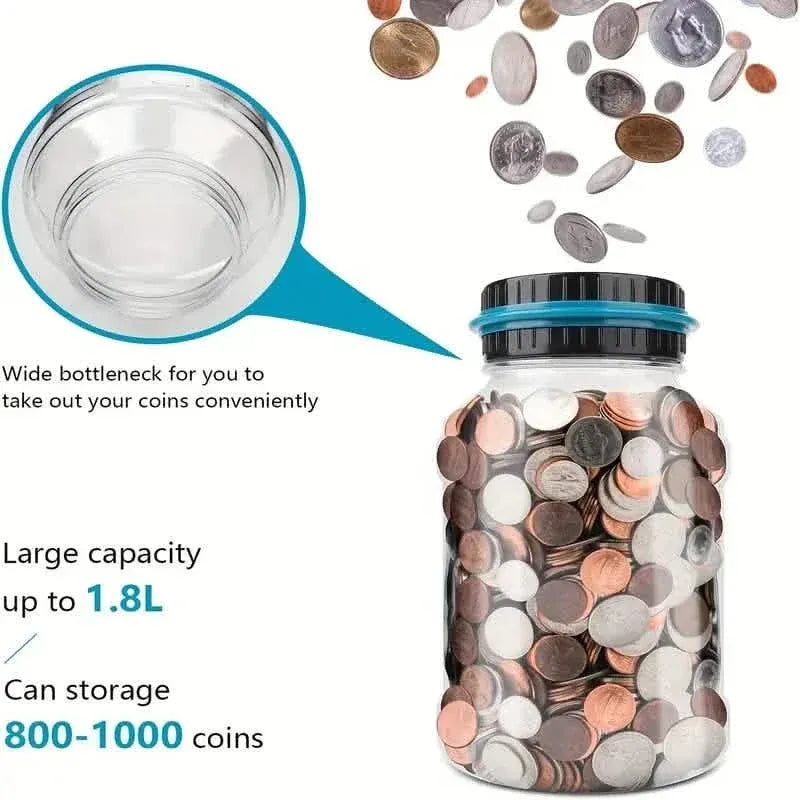 Digital Counting Money Jar - A-1 Thread Vault