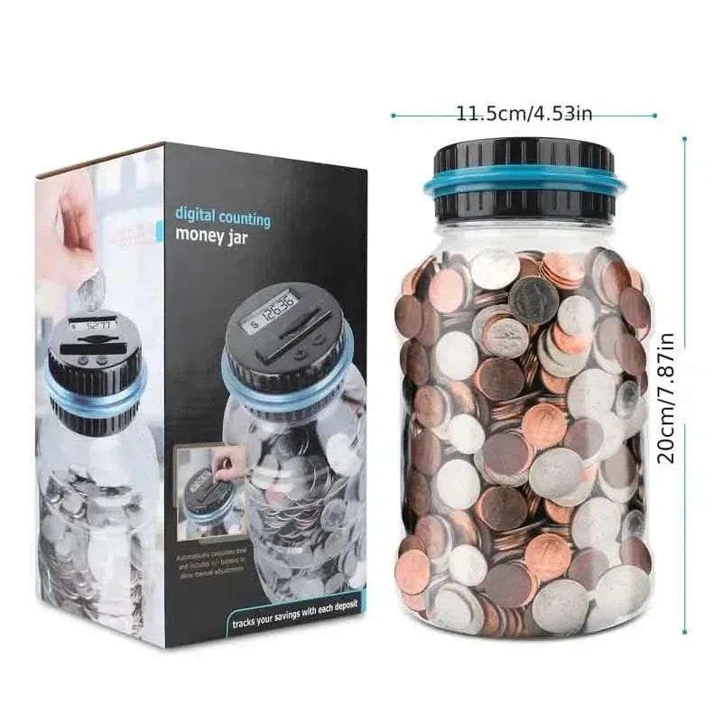 Digital Counting Money Jar - A-1 Thread Vault