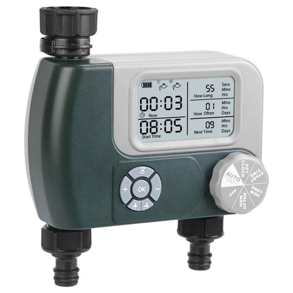 Digital Programmable Sprinkler Timer with 2 Outlet Zones - A-1 Thread Vault