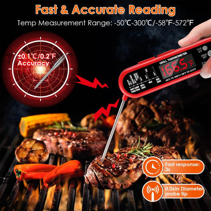 Digital Thermometer BBQ Meat Food Cooking Temperature Tester - A-1 Thread Vault