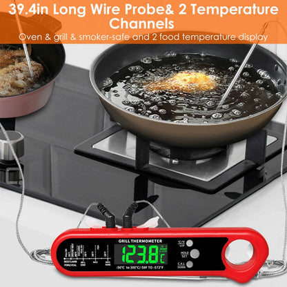 Digital Thermometer BBQ Meat Food Cooking Temperature Tester - A-1 Thread Vault