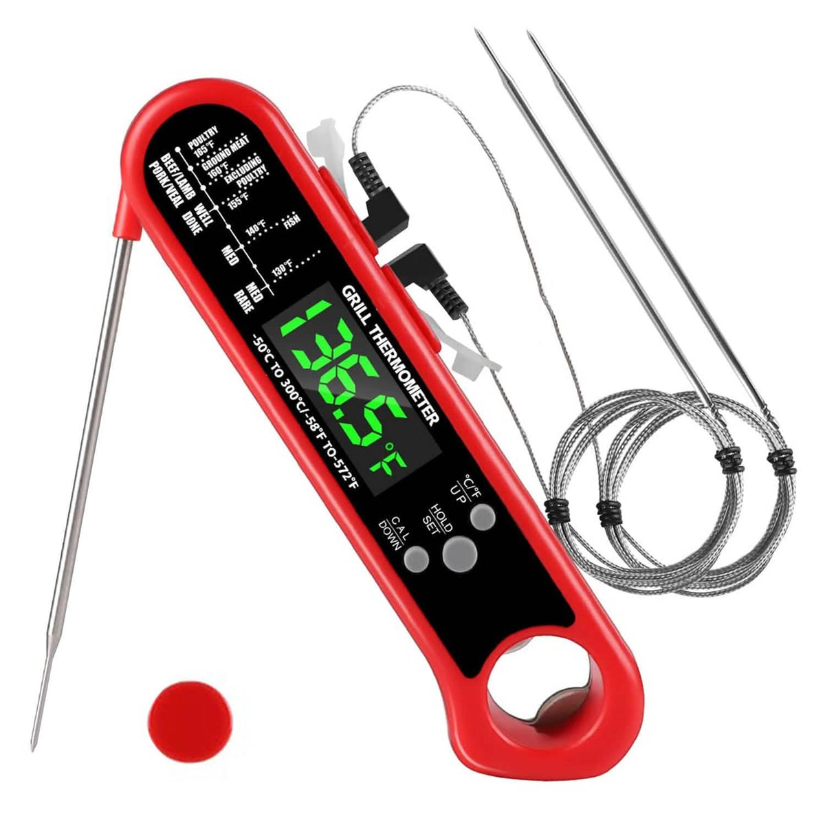 Digital Thermometer BBQ Meat Food Cooking Temperature Tester - A-1 Thread Vault