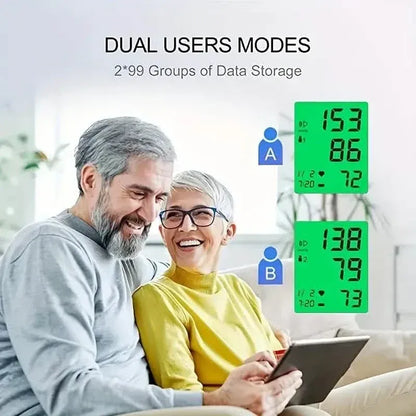 Digital Wrist Blood Pressure Monitor for Adults - Voice-Activated, Heart Rate & Adjustable Cuff - A-1 Thread Vault