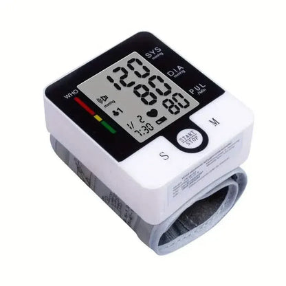 Digital Wrist Blood Pressure Monitor for Adults - Voice-Activated, Heart Rate & Adjustable Cuff - A-1 Thread Vault