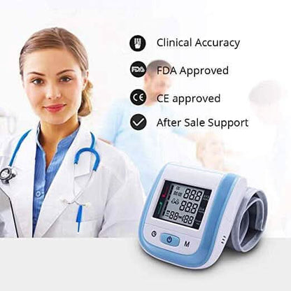 Digital Wrist Blood Pressure Monitor Heart Rate Pulse Meter Measure - A-1 Thread Vault