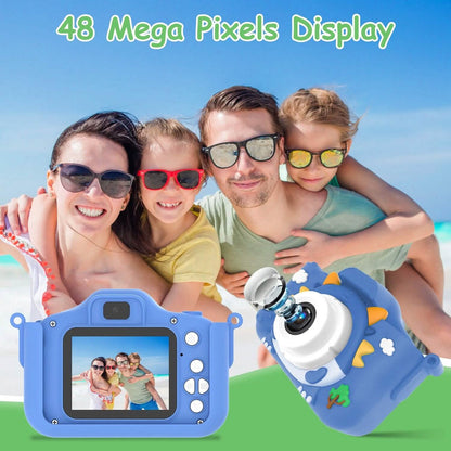 Dinosaur Kids Selfie 48MP 1080P HD Cartoon Digital Camera - A-1 Thread Vault