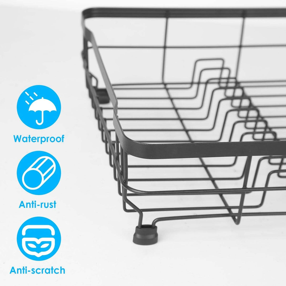 Dish Drying Rack Drain Board Utensil Holder Organizer - A-1 Thread Vault