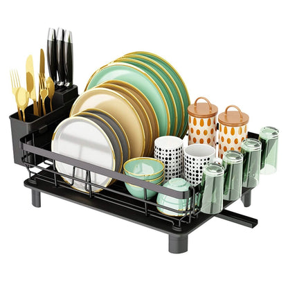 Dish Drying Rack Drain Board Utensil Holder Organizer - A-1 Thread Vault