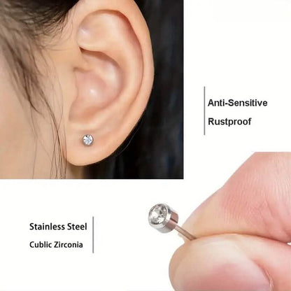 Disposable Safety Crystal Earring Piercer Machine with Stud - A-1 Thread Vault
