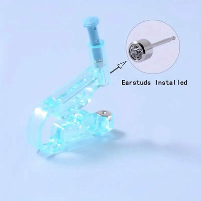 Disposable Safety Crystal Earring Piercer Machine with Stud - A-1 Thread Vault