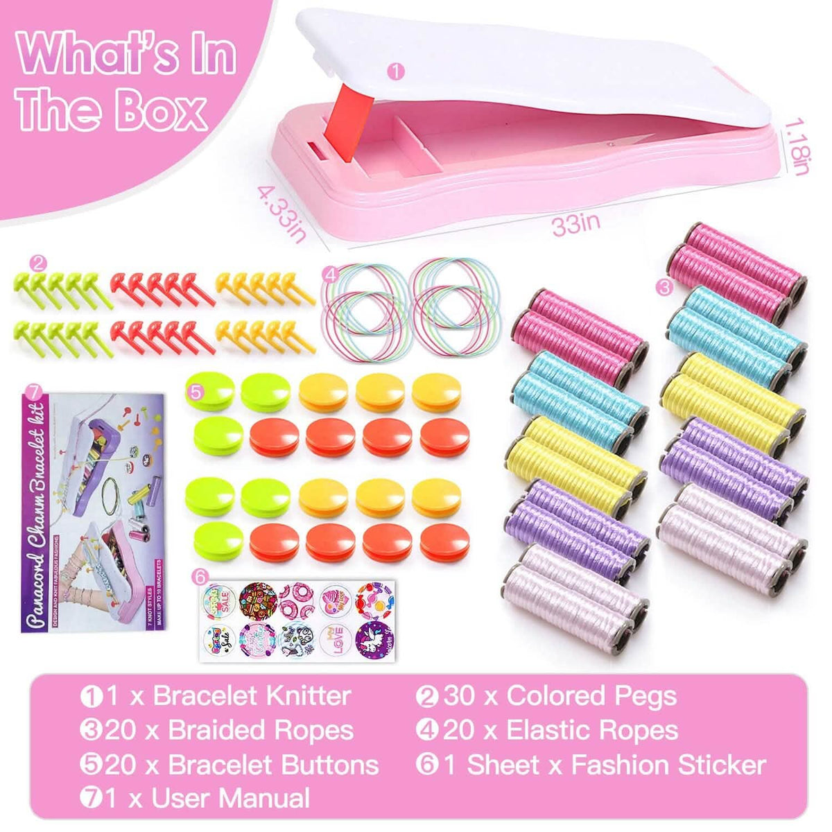 DIY Bracelet Making Kit for Kids - A-1 Thread Vault