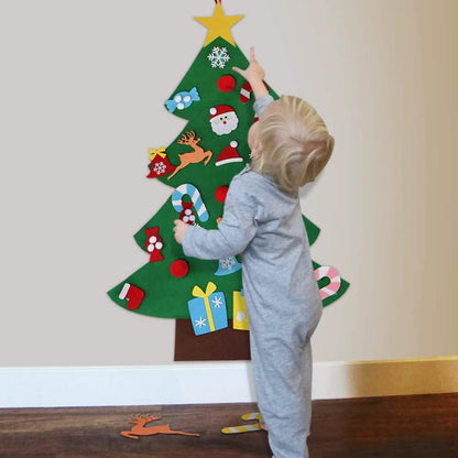 DIY Felt Christmas Tree Set with Ornaments - A-1 Thread Vault